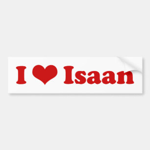 Autocollant De Voiture I Love Isaan