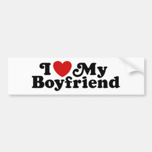Autocollant De Voiture I Love My Boyfriend
