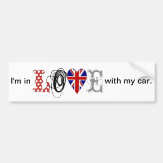 Autocollant De Voiture I LOVE my car-Sticker