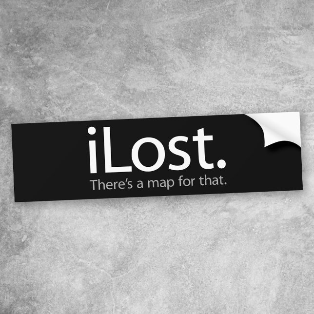 Autocollant De Voiture i Perdu (Créateur téléchargé)