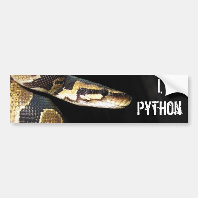 Autocollant De Voiture I, python (Devant)
