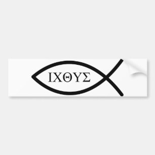 Autocollant De Voiture Ichthys