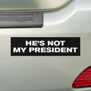 Autocollant De Voiture Il n'est pas mon président Anti-Trump