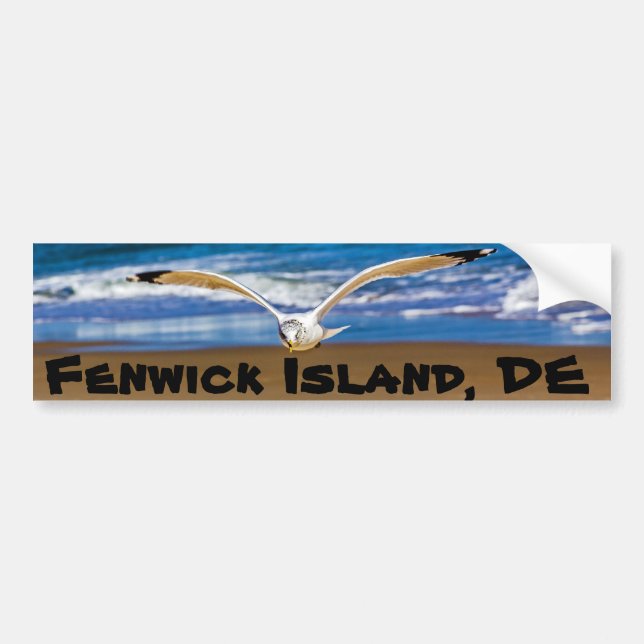 Autocollant De Voiture Île de Fenwick, De (Devant)