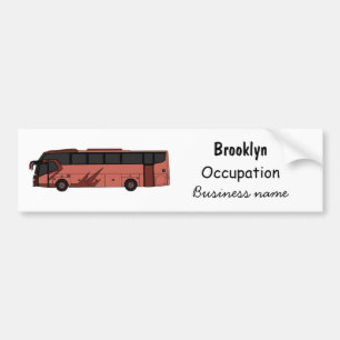Autocollant De Voiture Illustration du bus