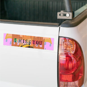 Autocollant De Voiture "I'm Board - I Miss You : A Playful & Puny Greetin