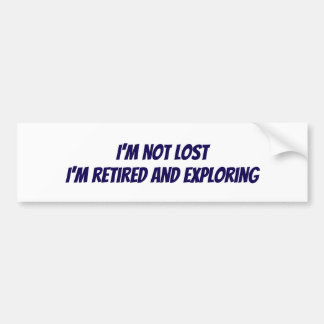 Autocollant De Voiture I'm not lost sticker