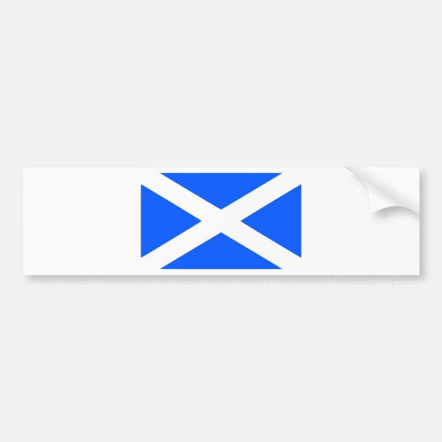 Autocollant De Voiture Image classique de drapeau de saltire (Devant)