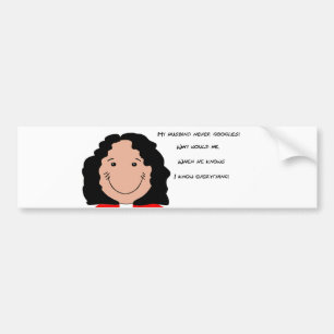 Autocollant De Voiture Image d'art du visage amusant pour Bumper-Sticker