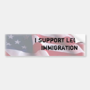 Autocollant De Voiture Immigration