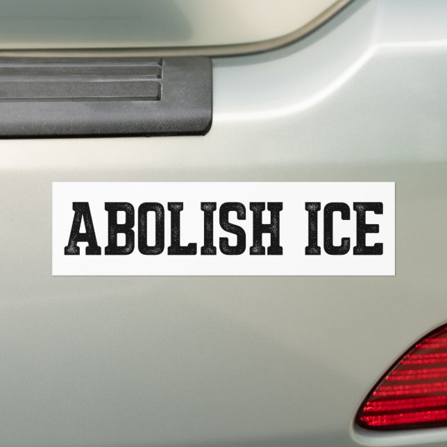 Autocollant De Voiture Immigration Abolish ICE (En voiture)