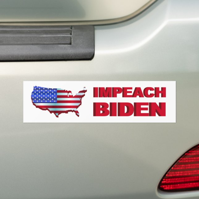Autocollant De Voiture Impéach Biden (En voiture)
