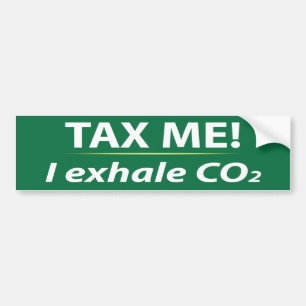 Autocollant De Voiture Imposez-moi : J'exhale le CO2