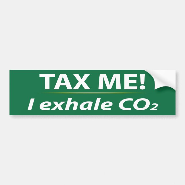 Autocollant De Voiture Imposez-moi : J'exhale le CO2 (Devant)