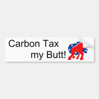 Autocollant De Voiture Impôt de carbone mon bout