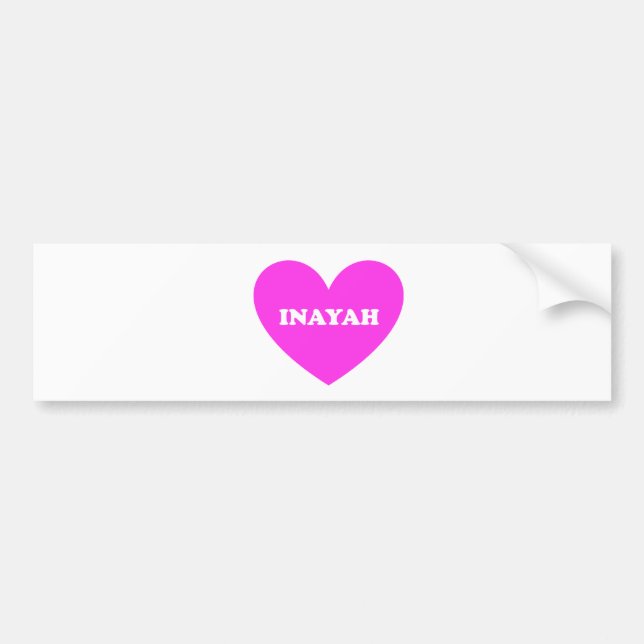 Autocollant De Voiture Inayah (Devant)