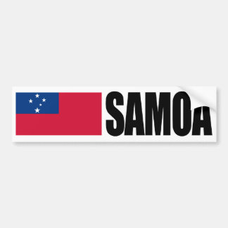 Autocollant De Voiture Indicateur Samoa