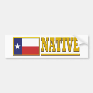 Autocollant De Voiture Indigène du Texas