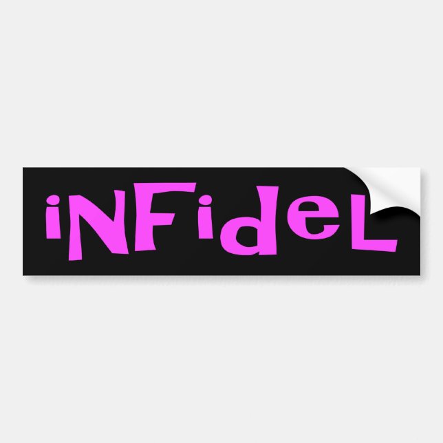 Autocollant De Voiture infidèle (Devant)