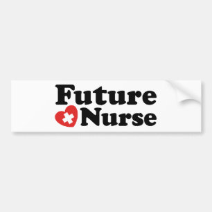 Autocollant De Voiture Infirmière future