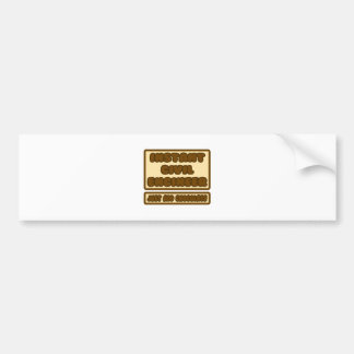 Autocollant De Voiture Ingénieur civil ... Ajouter simplement du chocolat