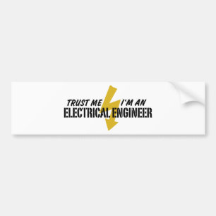 Autocollant De Voiture Ingénieur électrique
