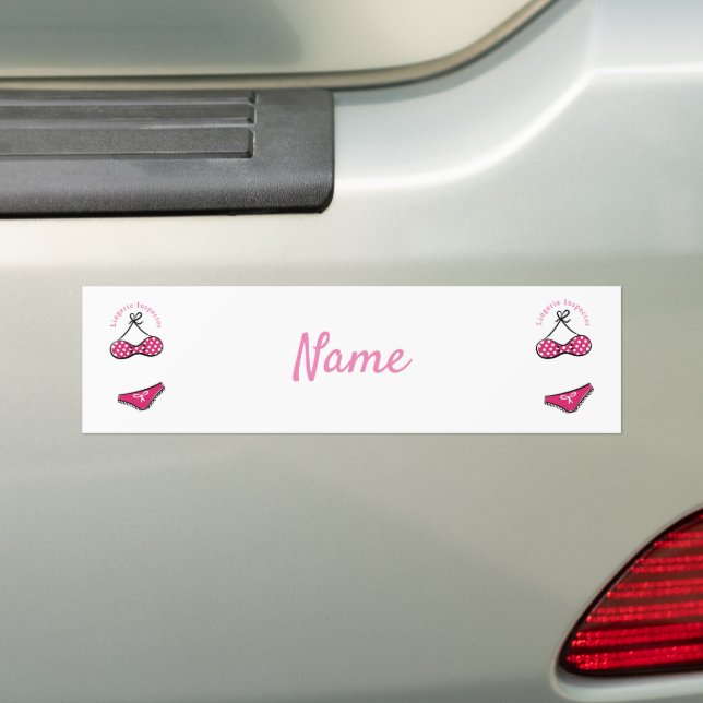 Autocollant De Voiture Inspecteur de lingerie Thunder_Cove (En voiture)