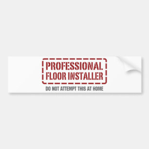 Autocollant De Voiture Installateur professionnel de plancher