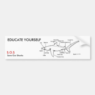 AUTOCOLLANT DE VOITURE INSTRUISEZ-VOUS