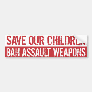 Autocollant De Voiture Interdire les armes d'assaut
