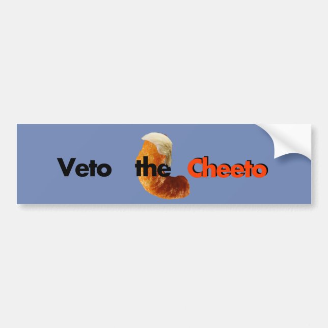 Autocollant De Voiture Interdisez l'adhésif pour pare-chocs de Cheeto (Devant)