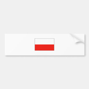 Autocollant De Voiture International de DRAPEAU de la Pologne