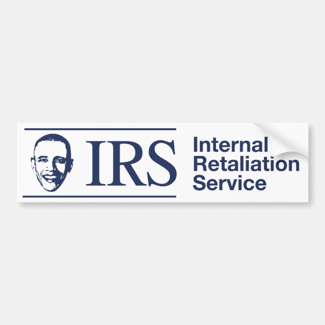 Autocollant De Voiture IRS : Service interne de représailles (Devant)
