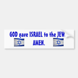 Autocollant De Voiture israeli_flag_Israel, israeli_flag_Israel, un DIEU