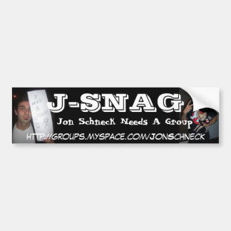 AUTOCOLLANT DE VOITURE J-SNAG