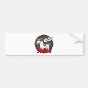 Autocollant De Voiture Jack 100% Russell