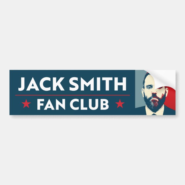 Autocollant De Voiture Jack Smith Fan Club (Devant)