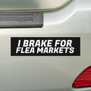 AUTOCOLLANT DE VOITURE J'AI BRISÉ POUR LE BÂTIMENT BUMPER DE FLEA MARKETS