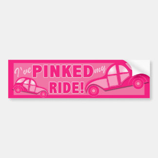 Autocollant De Voiture J'AI DENTELÉ mon TOUR pour le ROSE affectueux de