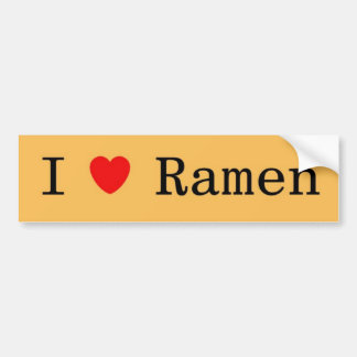 Autocollant De Voiture J'aime des Ramen