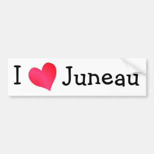 Autocollant De Voiture J'aime Juneau