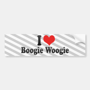 Autocollant De Voiture J'aime la boogie Woogie