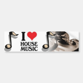 Autocollant De Voiture J'aime la musique de Chambre