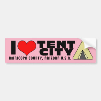 Autocollant De Voiture J'aime la ville le comté de Maricopa Arizona AZ de