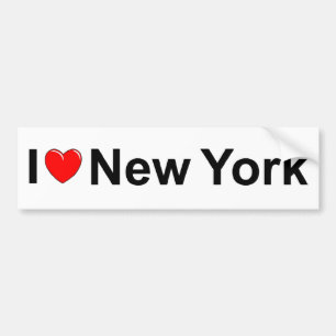 Autocollant De Voiture J'aime le coeur) New York