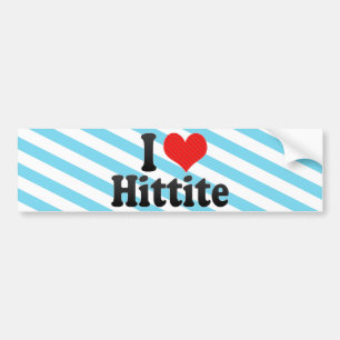 Autocollant De Voiture J'aime le Hittite