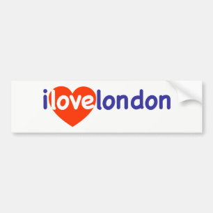 Autocollant De Voiture J'aime Londres