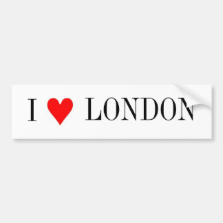 Autocollant De Voiture J'aime Londres