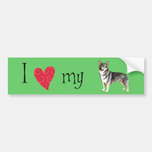 Autocollant De Voiture J'aime ma Vallhund suédoise
