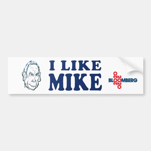 Autocollant De Voiture J'aime Mike 2020 (Devant)